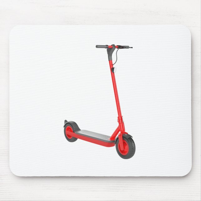 Red electric scooter mouse pad (Front)