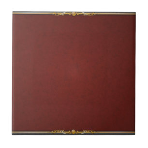 Red elegant ceramic tile