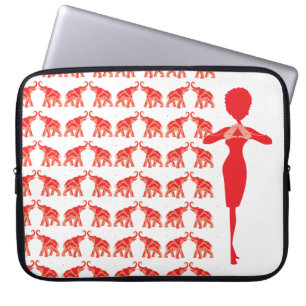 Red Elephant Laptop Sleeve