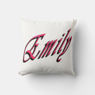 Red Emily Name, Cushion