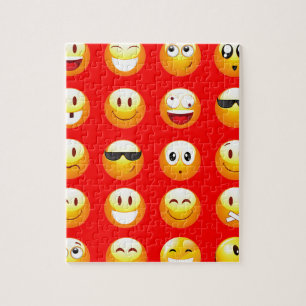 red emojis jigsaw puzzle