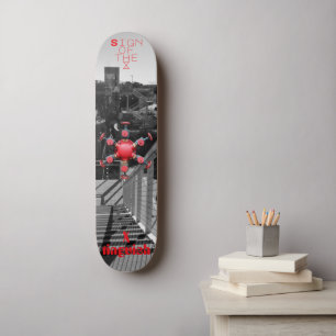 Red End Times Skateboard