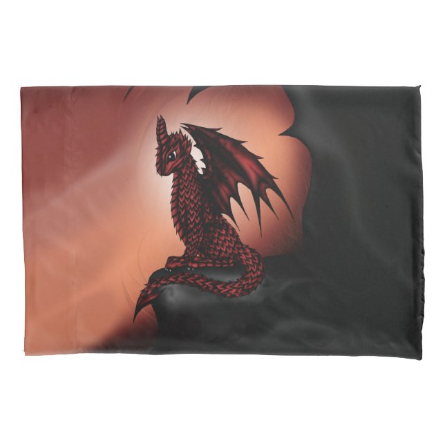 red epic Dragon Pillowcase (Front)