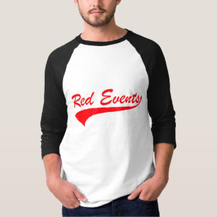 RED EVENTS "09" Baseball Jersey 3/4 Sleeve T-Shirt