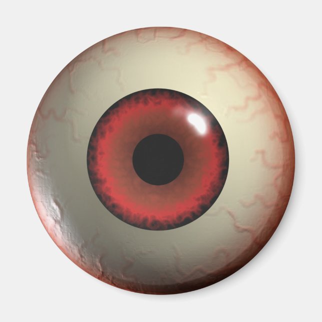 Red Evil Eye Magnet (Front)