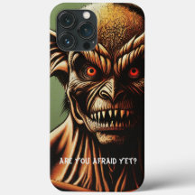 Red Eye Monster Comic Book Style