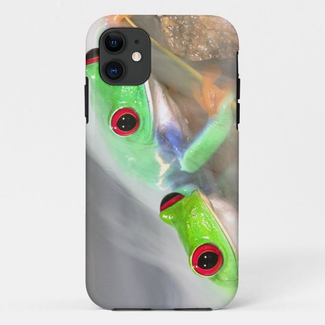 Red Eye Treefrog in the mist, Agalychinis 2 Case-Mate iPhone Case (Back)