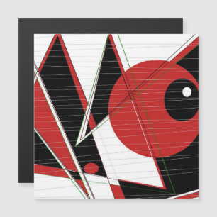 Red Eye Watching Magnetic Card