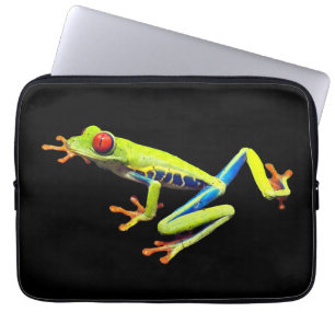 Red Eyed Painted Tree Frog Laptop Sleeve