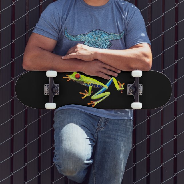 Red Eyed Painted Tree Frog  Skateboard (Outdoor 3)