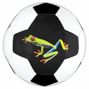 Red Eyed Painted Tree Frog  Soccer Ball