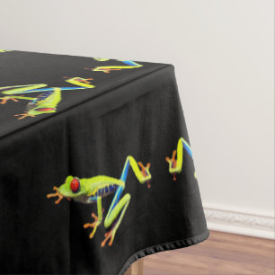 Red Eyed Painted Tree Frog Tablecloth