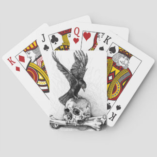 Red Eyed Raven Playing Cards