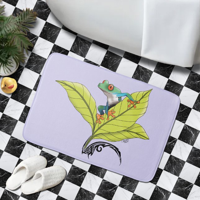 Red Eyed tree Frog Bath Mat (Creator Uploaded)