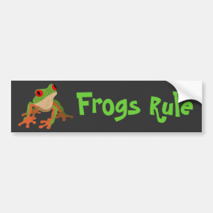 Red Eyed Tree Frog Bumper Sticker
