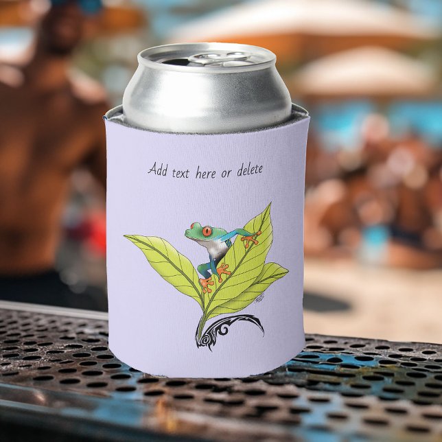 Red Eyed Tree Frog Can Cooler (Creator Uploaded)