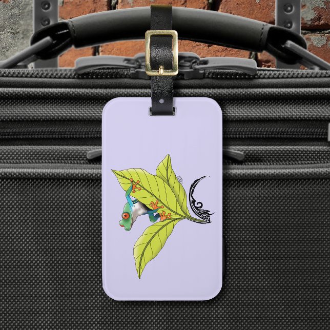 Red Eyed Tree Frog Luggage Tag (Creator Uploaded)