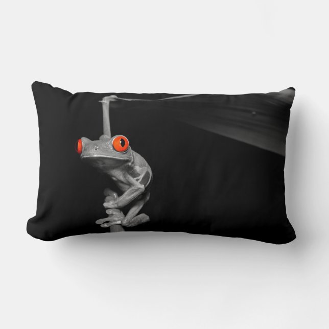 Red Eyed Tree Frog Lumbar Cushion (Front)
