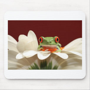 red eyed tree frog mouse pad