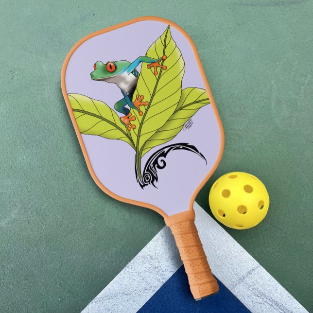 Red Eyed Tree Frog Pickleball Paddle (Creator Uploaded)