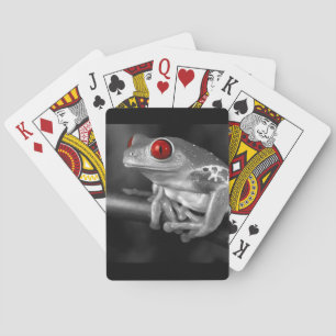 Red Eyed Tree Frog Playing Cards