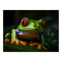 Red eyed tree frog