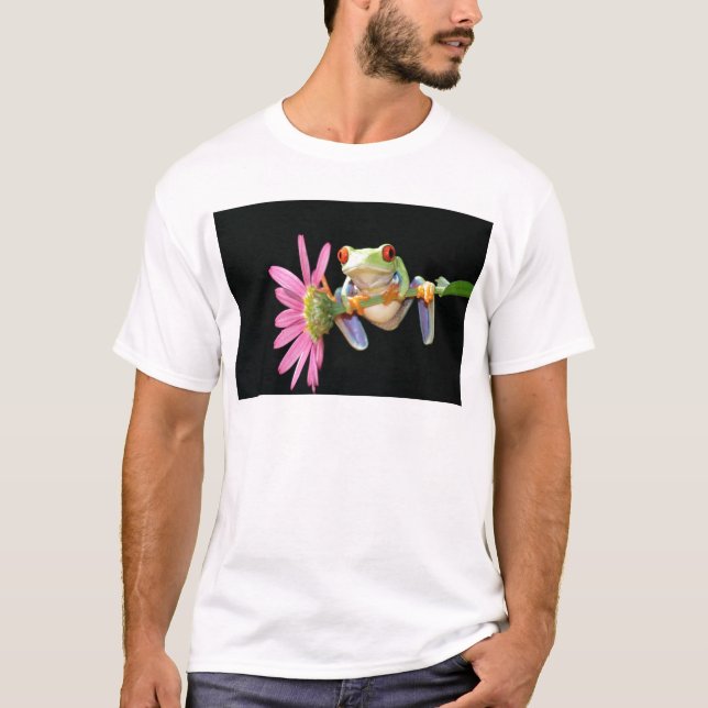 red eyed tree frog T-Shirt (Front)