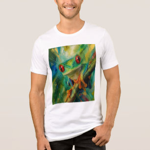 Red Eyed Tree Frog Tri-Blend Shirt