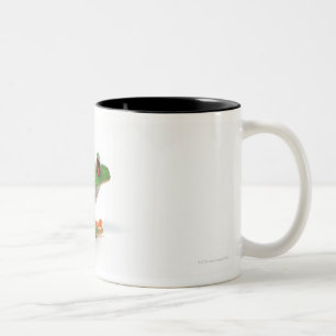 Red eyed tree frog Two-Tone coffee mug