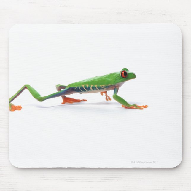 Red eyed tree frog walking mouse pad (Front)