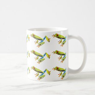 Red eyed tree frogs coffee mug