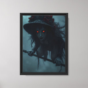 Red-Eyed Witch Wall Art Print