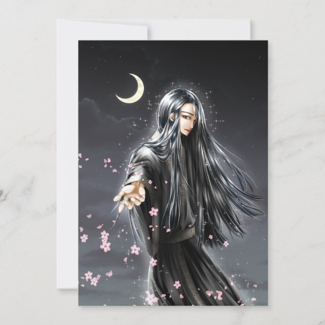 red eyes man invitation (Front)