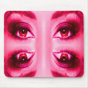 Red Eyes Mouse Pad