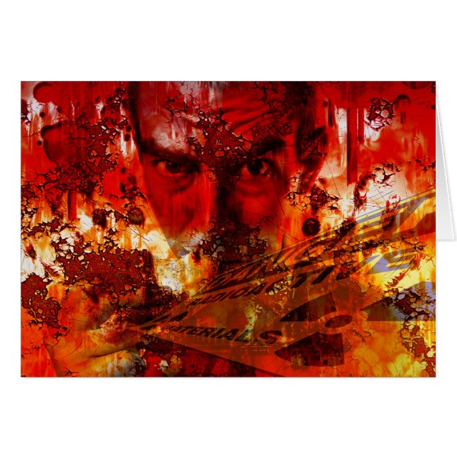 Red Face Graffiti (Front Horizontal)