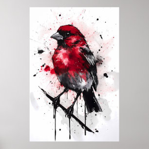 Red Factor Canary Poster