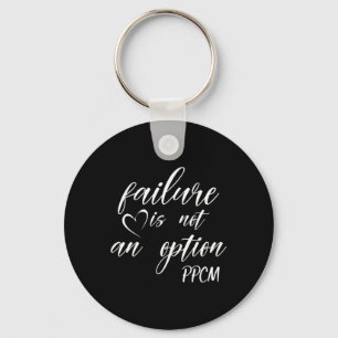 Red - Failure Is Not And Option Ppcm  Key Ring