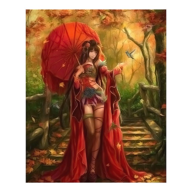 Red Fairy Photo Print (Front)