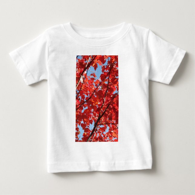 Red Fall Baby T-Shirt (Front)