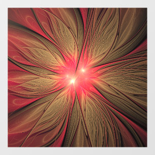 Red fansy fractal flower 