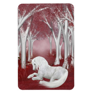 Red fantasy magnet