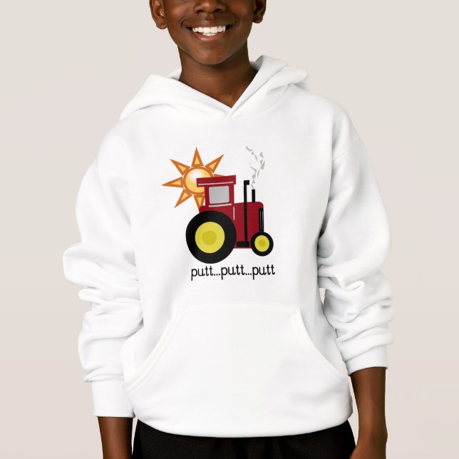 Red Farm Tractor T-shirts and Gifts (Front)