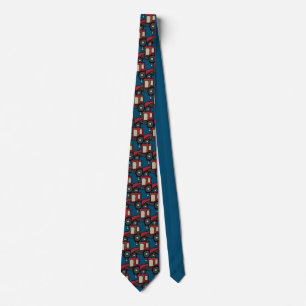 Red Farm Tractor Tie