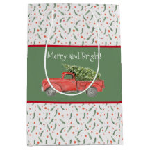 Red Farm Truck Holly Meery and Bright