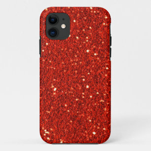 Red Faux Glitter Case-Mate iPhone 5 Case