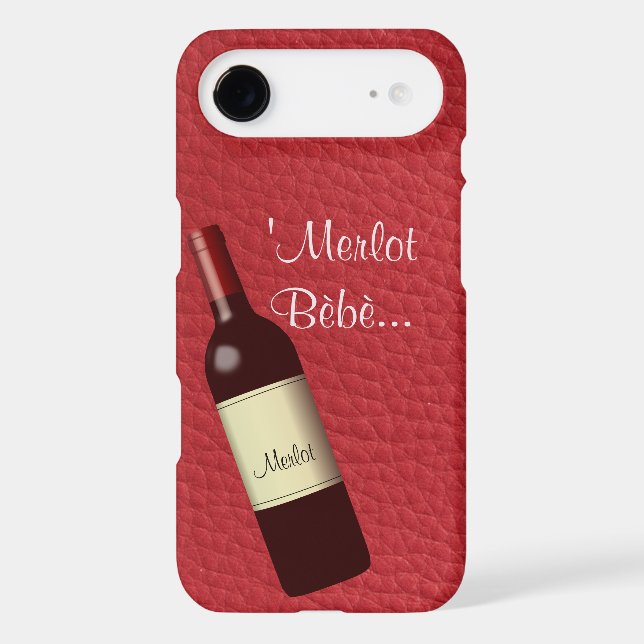 Red Faux Textured Leather Case-Mate Samsung Galaxy Case (Back)
