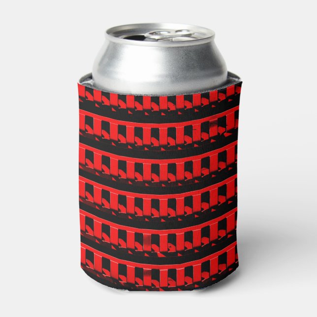 Red Fence Can Cooler (Can Front)