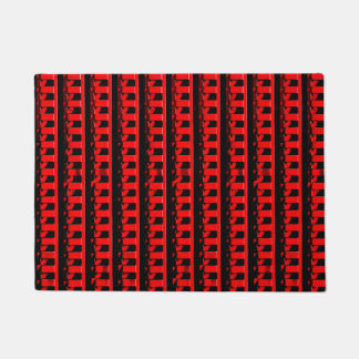 Red Fence Doormat