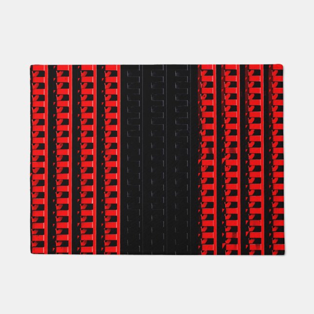 Red Fence Doormat (Front)