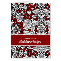 Red Fern Wood Professional Business Blank